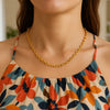 14K Yellow Gold Charm Link Cable Chain Necklace (3.30 mm), view 4