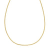 14k Yellow Gold Solid Curb Chain (2.60 mm)