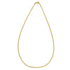 14k Yellow Gold Solid Curb Chain (2.60 mm)