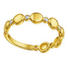 14K Yellow Gold Textured Rope Ring (4.00 mm), view 2