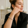 14K White Gold Extra Wide Paperclip Chain Bracelet (6.10 mm), view 7