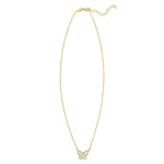 14K Yellow Gold Primavera Mother of Pearl Butterfly Necklace