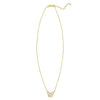14K Yellow Gold Primavera Mother of Pearl Butterfly Necklace