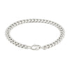 14K White Gold Cuban Link Bracelet (5.90 mm), view 2