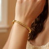 14K Yellow Gold High Polish Greek Key Bangle (4.80 mm), view 4