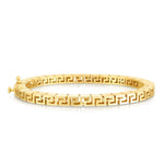 14K Yellow Gold High Polish Greek Key Bangle (4.80 mm), view 6