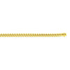 14K Yellow Gold Classic Miami Cuban Solid Bracelet (3.20 mm), view 2