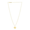 Cutout Heart Necklace in 14K Yellow Gold, view 2