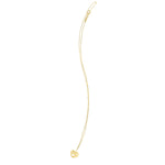 Cutout Heart Necklace in 14K Yellow Gold, view 3