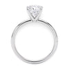2 Carat Oval Lab Grown IGI G/VS1 Diamond Solitaire Ring in 14K White Gold