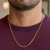 14k Yellow Gold French Cable Link Chain (3.60 mm)