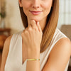 Imperial Herringbone Bracelet in 10K Yellow Gold (5.00 mm), view 5