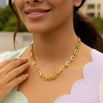 14K Yellow Gold Long Mirror Rolo Link Chain Necklace (7.30 mm), view 7