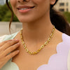 14K Yellow Gold Long Mirror Rolo Link Chain Necklace (7.30 mm), view 7