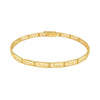 14K Yellow Gold Greek Fret Design Fancy Bracelet (3.30 mm), view 3