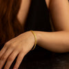 14K Yellow Gold Greek Fret Design Fancy Bracelet (3.30 mm), view 5