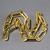 14K Yellow Gold Extra Wide Paperclip Chain Necklace, view 6