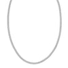 Sterling Silver Rhodium Plated Vintage Puffed Miami Cuban Chain (5.30 mm), view 2