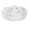 Sterling Silver Rhodium Plated Extra Thick Tubogas Bracelet (18.00 mm), view 2