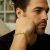 14K Yellow Gold French Cable Chain Bracelet (4.80 mm), view 4