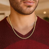 Ice Barrel Chain in 14k Yellow Gold (4.25 mm)