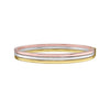 14K Tri Color Gold Layered Trinity Bangle (7.30 mm), view 2