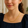 Sterling Silver Gold Plated Rolo Chain (5.70 mm), view 7
