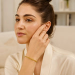 10K Yellow Gold Paperclip Bracelet (2.50 mm), view 3