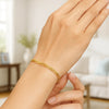 10K Yellow Gold Paperclip Bracelet (2.50 mm), view 5