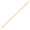 14K Yellow Gold Pebble Bead Chain (4.00 mm)