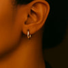 10K Yellow Gold Polished Hoop Earrings (2x15.00 mm), view 5