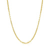 18k Yellow Gold Diamond Cut Cable Link Chain (1.90 mm)