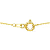 Whale Tail Necklace in 14K Yellow Gold, view 6