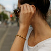 14K Yellow Gold Polished Pebble Bead Bracelet (6.00 mm), view 3