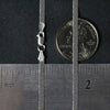 14k White Gold Super Flex Herringbone Chain (2.80 mm)