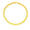 14k Yellow Gold Super Flex Herringbone Bracelet (1.50 mm), view 2