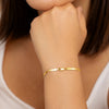 14k Yellow Gold Super Flex Herringbone Bracelet (1.50 mm), view 5