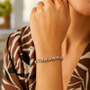 Sterling Silver Rolo Link Bracelet, view 3