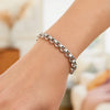 Sterling Silver Rolo Link Bracelet, view 5
