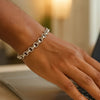 Sterling Silver Rolo Link Bracelet, view 6