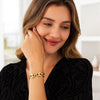 14k Yellow Gold High Polish Lite Puffed Mariner Link Bracelet (16.00 mm), view 6