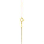 14K Yellow Gold MOP Evil Eye Necklace, view 5