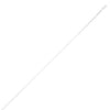 Sterling Silver Rhodium Plated Petite Alternating Paperclip Chain (3.15 mm)