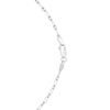 Sterling Silver Rhodium Plated Petite Alternating Paperclip Chain (3.15 mm), view 3
