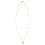 Elegant 14K Yellow Gold Rope Chain Necklace, view 2