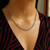14k Rose Gold Round Wheat Chain (1.00 mm)