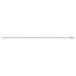 Sterling Silver Rhodium Plated CZ Tennis Bracelet (3.30 mm), view 3