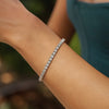 Sterling Silver Rhodium Plated CZ Tennis Bracelet (3.30 mm), view 4