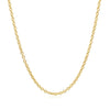 14k Yellow Gold Round Cable Link Chain (1.9 mm)