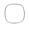 Sterling Silver Rhodium Plated Square Slip On Bangle (3.00 mm), view 3